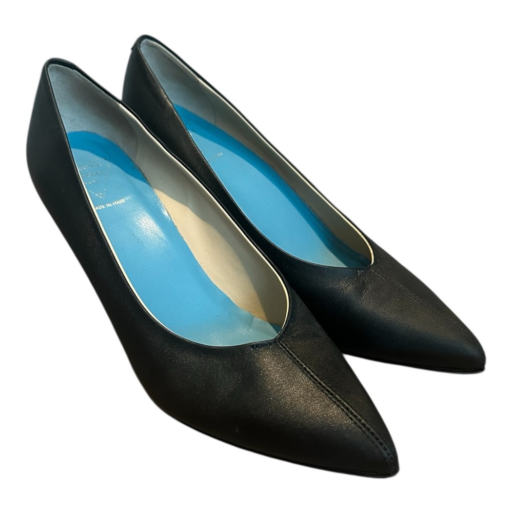 Valentina Rangoni Women’s 8 M Black & Blue Wedge Heel Shoes